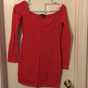 Red bodycon dress